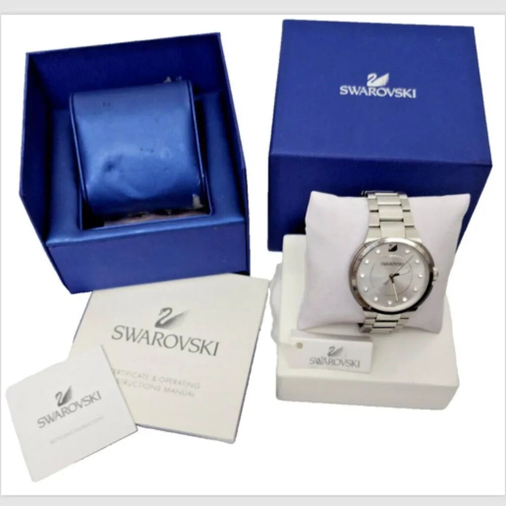 Swarovski City Stainless Steel Womens Watch 5181632 Swiss Made Movement